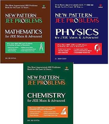 Arihant New Pattern Mathematics, Phy, Chem (Set Of 3 Books) Combo