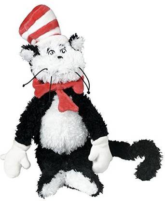 Manhattan Toy Dr. Seuss Cat In The Hat 12" Soft Plush Toy Finger Puppets