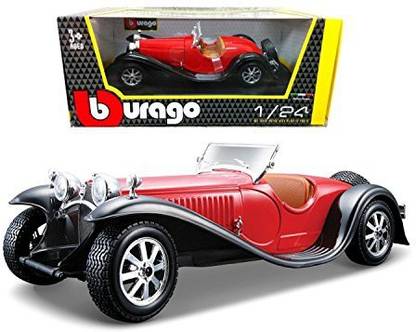 Bburago Bugatti Type 55 Red 1/24 Diecast Car Model By