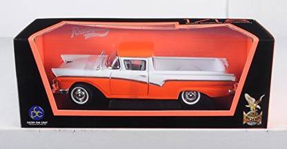 Generic Ford 1957 Ranchero Pickup Truck Orange 1/18 Diecast Model Car By Road Signature