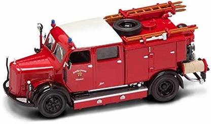 Yat Ming 1950 Mercedes Typ Tlf-15 Fire Engine Red 1/43 Diecast Model By Road Signature