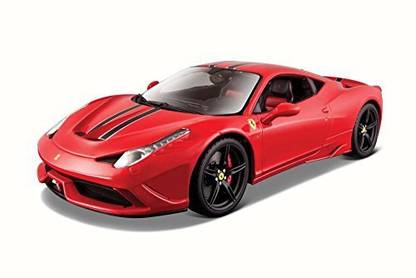 Bburago Ferrari 458 Red Speciale Signature Series 1/18 Diecast Model Car By