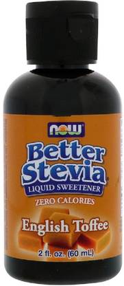 Now Foods Now Foods, BetterStevia Liquid Sweetener, English Toffee,