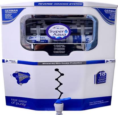 super aqua Aqua Nova 15 L RO + UV + UF + TDS Water Purifier