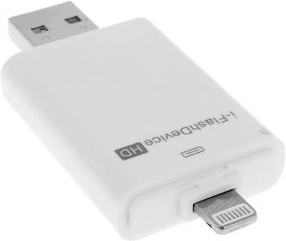 RapGear Apple Iphone Se Compatible Certified I-Flash Device Hd Sd Memory Card Reader Usb To |Lightning 8-Pin| Memory Extender. (One Year Warranty) Card Reader