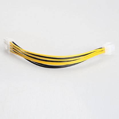 StudioArtz Power Sharing Cable 0.2 m 4 Pin Male to 8 Pin Female EPS Power Cable Adapter Convertor for CPU Power Supply stable performance 20cm cable
