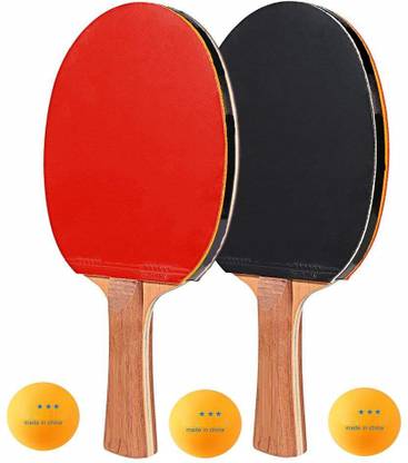 Quinergys ® Beginner Table Tennis Paddles Advanced Trainning Ping Pong Racket Long Handle (2PCS) Multicolor Table Tennis Racquet