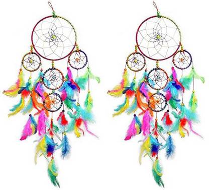 Ryme Combo Of Multicolor dream catcher Wool Dream Catcher