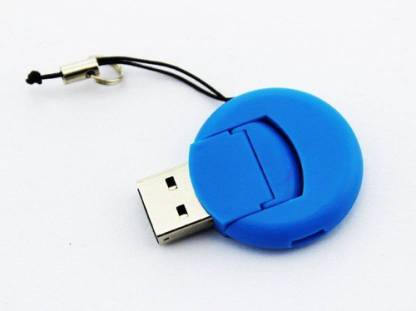 OLECTRA Folding Round Shaped T-Flash Micro SD USB Card Reader (Multicolor) Card Reader