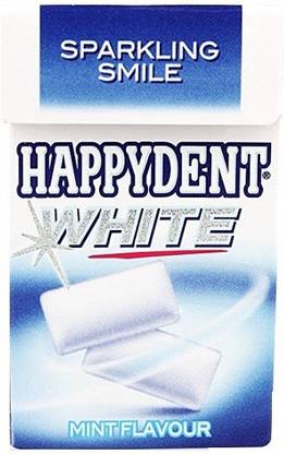 Happydent White (18 Units x 16.8g Each) Mint Chewing Gum