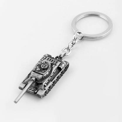 SHUBHEKSHA PUBG Game Playerunknown's Battlegrounds Gasoline Tank Metallic Grey Keyring Key Chain
