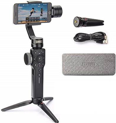 Zhiyun Smooth 4-3 axis Gimbal (Black) with Tripod 3 Axis Gimbal for Mobile