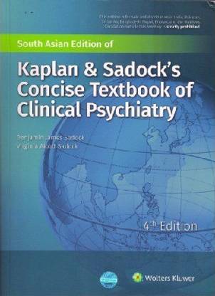 Kaplan & Sadock's Concise Textbook Of Clinical Psychiatry 4/E 2017