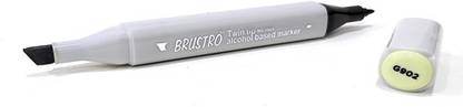 BRuSTRO Twin Tip Alcohol Based Marker Green (Anise)