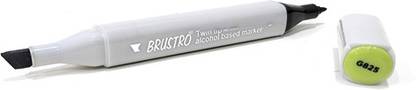 BRuSTRO Twin Tip Alcohol Based Marker Green (Petits Pois)