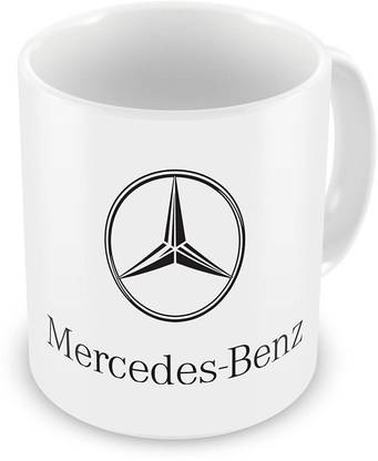 Devron Mercedes Benz Car Logo Coffee Tea Funny Ceramic Cup Novelty - Birthday Gift - Wedding Anniversary Engagement Ceramic Coffee Mug