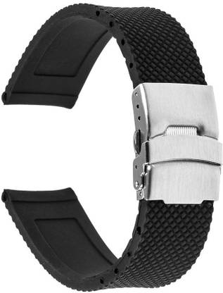 invella Black 22mm Smart Watch Strap