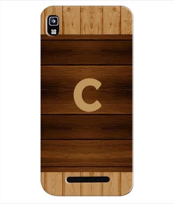 pinaaki Back Cover for Lava Z80 - Alphabet C