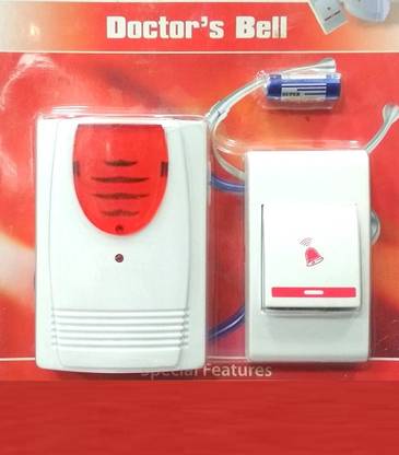 Three Secondz Genuine Doctor Door Bell in Wireless Cordless Door Bell/Office Bell 1 Pc - (Multi Color) Wireless Door Chime