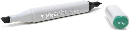 BRuSTRO Twin Tip Alcohol Based Marker Viridian