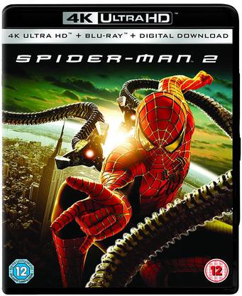 Spider-Man 2 (2004) (4K UHD + Blu-ray + Digital Download) (2-Disc Set) (Slipcase Packaging + Region Free + Fully Packaged Import)