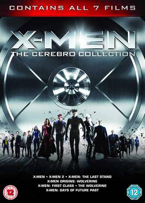 X-Men: The Cerebro 7 Movies Collection (All 7-Parts) (7-Disc Box Set) (Slipcase Packaging + Fully Packaged Import) (Region 2)