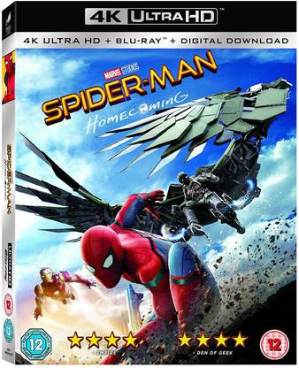 Spider-Man: Homecoming (4K UHD + Blu-ray + Digital Download + UV) (2-Disc Set Includes all New 12-Page Comic!) (Slipcase Packaging + Fully Packaged Import) (Region Free)