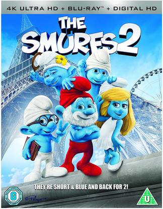 The Smurfs 2 (4K UHD + Blu-ray + Digital HD) (2-Disc Set) (Region Free + Fully Packaged Import)