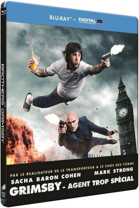 Grimsby ( (Exclusive Steelbook Edition) (Blu-ray + Digital HD + UV) (Region Free + Fully Packaged Import)