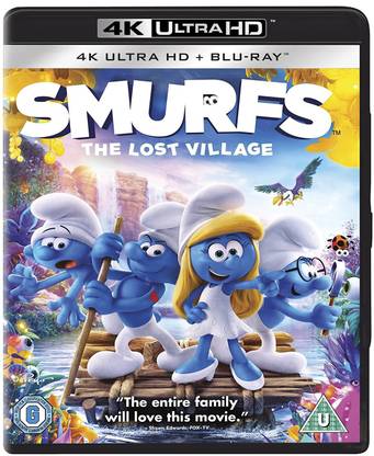 Smurfs: The Lost Village (4K UHD + Blu-ray) (2-Disc Set) (Slipcase Packaging + Region Free + Fully Packaged Import)