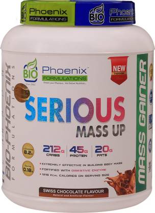 BIO PHOENIX FORMULATIONS Serious Mass Up Weight Gainers/Mass Gainers