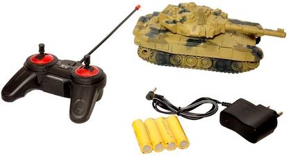 Turban Toys ARMY REMOTE CONTROL TANK TOY WITH 4 FUNCTION FOR KIDS