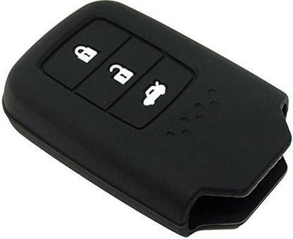 Jadebin Car Silicone Key Cover for 3 Button Remote Smart Key Shell/Case/Body for Honda City 2014+ Car Key Cover