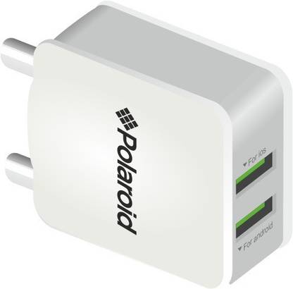 POLAROID 12 W 2.4 A Wall Charger for Mobile with Detachable Cable