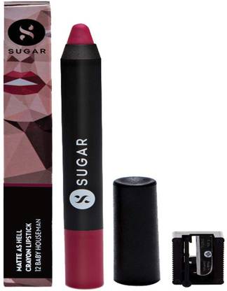 SUGAR MATTE AS HELL Crayon Lipstick 2.58 g With Sharpener