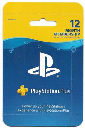 Sony PlayStation Plus: 12 Month Membership (Indian PSN account)