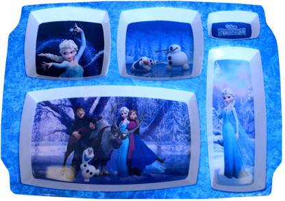 Servewell Frozen 5 Partition Sectioned Plate