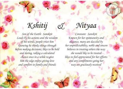 Double Name Meaning Fine Art Print