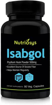 Nutriosys Isabgol 500mg ,Veg Capsules