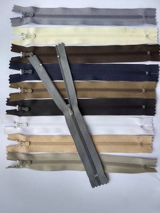 Balaji Paint Zip Multicolor Plastic Two Way Closed-ended Zipper