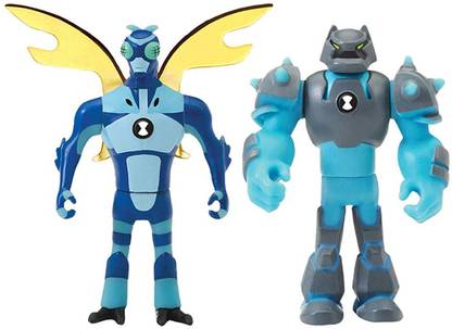 Ben 10 Alien Creation Figures 2-Pack (Shock Rock, Stinkfly) 2, Multi