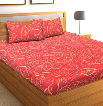 Bombay Dyeing 100 TC Cotton Double Printed Flat Bedsheet