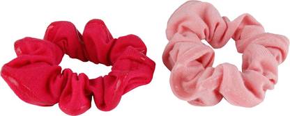 Franck Provost (France) Ponytail Hair Scrunchie with Silicone (2 pcs) Rubber Band
