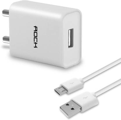 Rock 2.1 A Wall Charger for Mobile with Detachable Cable