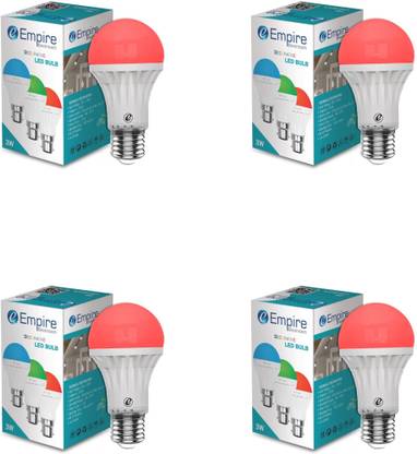 empire electrotech 3 W Basic Round E27 LED Bulb