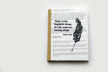 Kavi The Poetry-Art Project Recycled Handmade Assorted Notebook Unruled 100 Pages