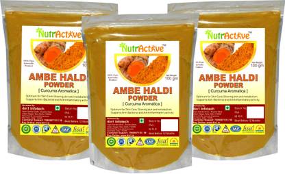 NutrActive Natural Wild Turmeric/ Jangli Haldi - Kasthuri Turmeric (Manjal)