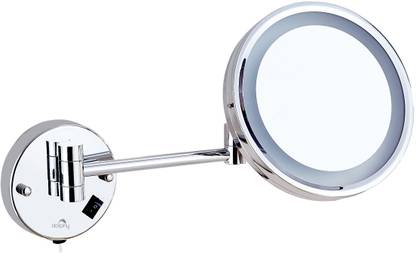 DOLPHY One Side LED Lighted Shaving & Makeup 8 Inch 5X Magnifying Mirror