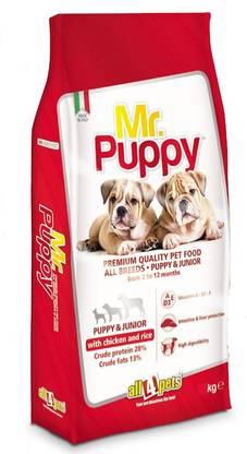 All4pets Dog Food Combo Offe Rice, Chicken 10 kg Dry Young Dog Food