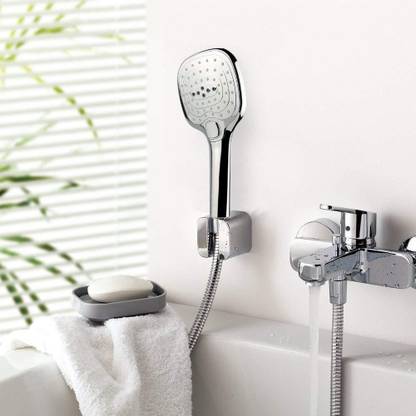 CLARET 3 Spray Push Button Function With 5 Jets Massaging & Rain Spray ABS Hand Shower Shower Head